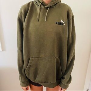 Green Puma Hoodie
